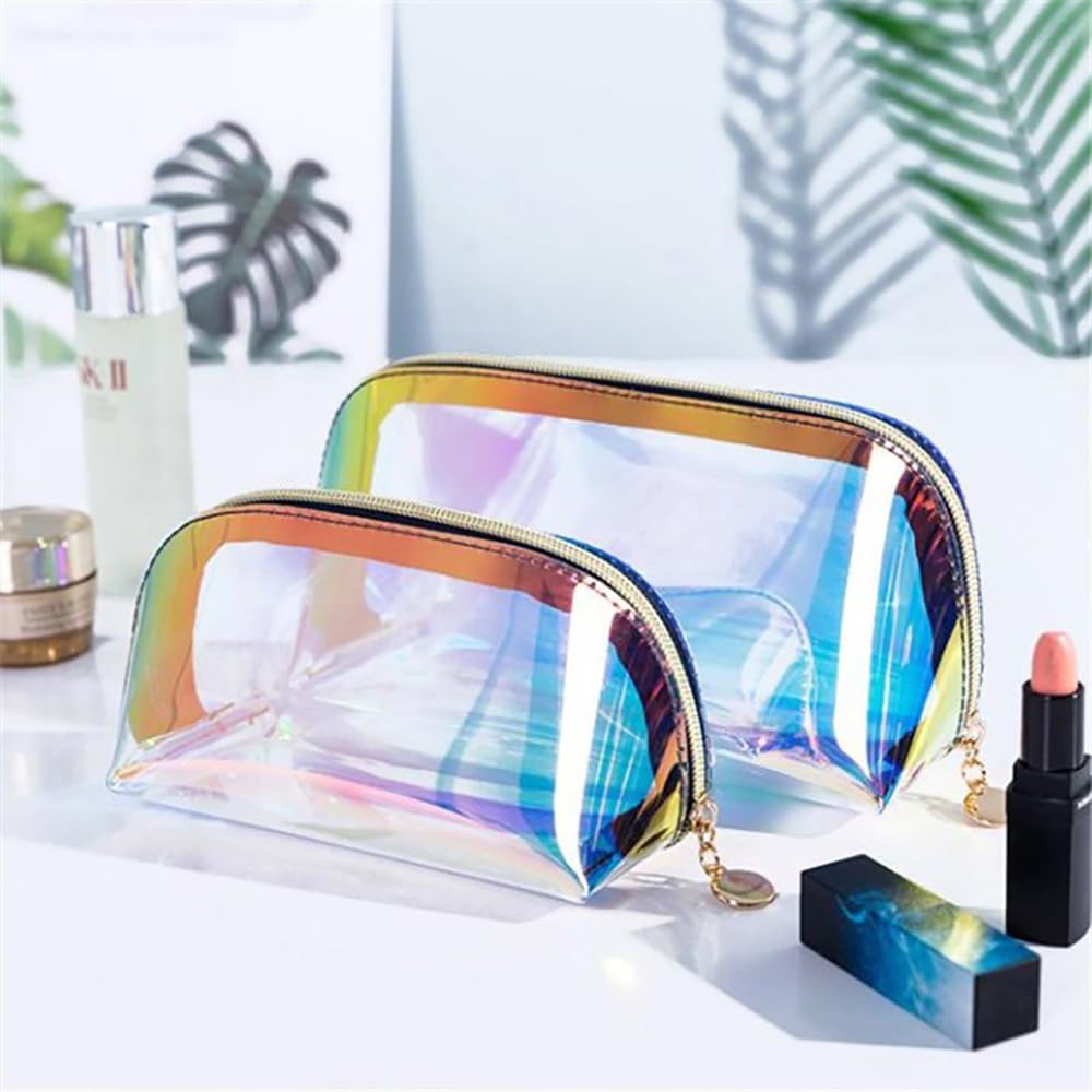 Trousse de maquillage holographique : le sac cosmétique idéal pour femmes et filles en voyage cet été – Image 5