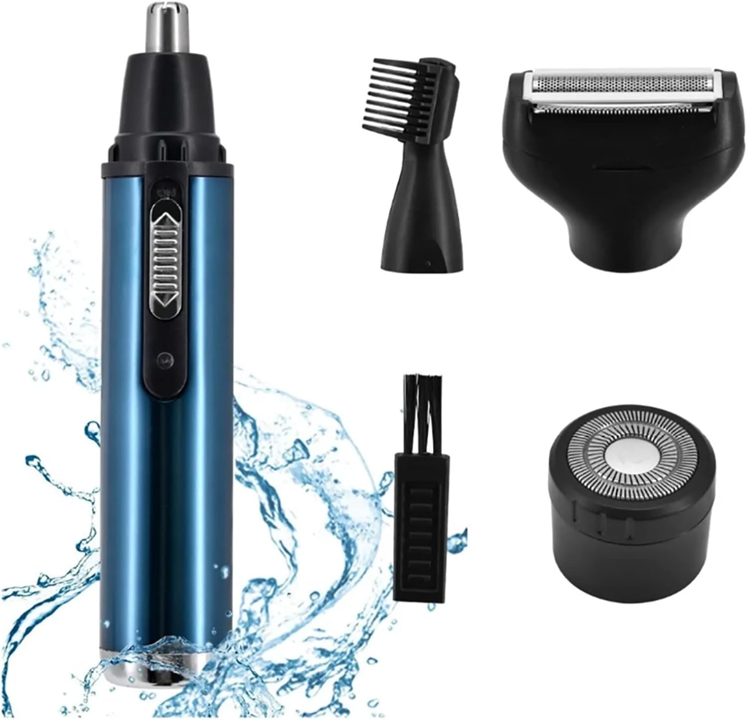 Tondeuse à poils de nez 4 en 1 : un outil rechargeable et portable pour hommes soucieux de leur apparence