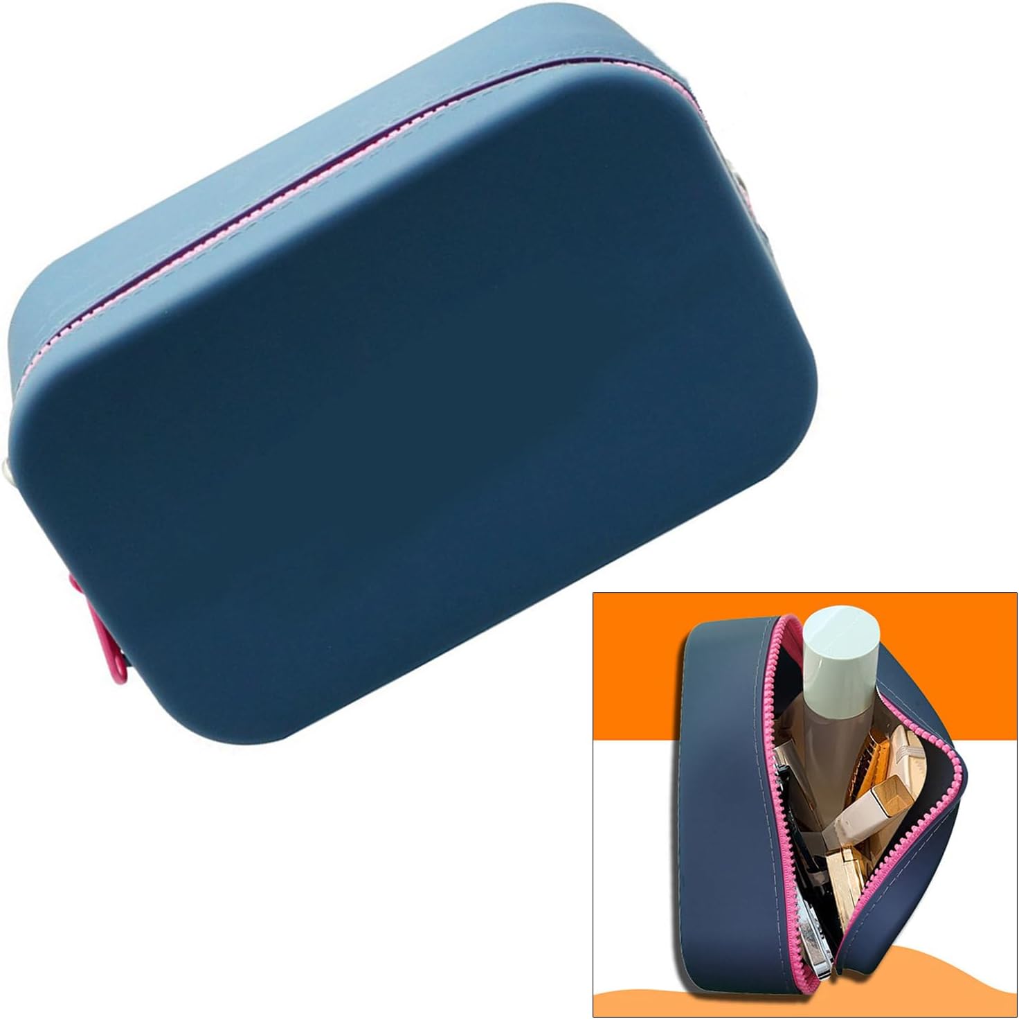 Trousse de maquillage en silicone spacieuse : l'organiseur idéal pour les amateurs de beauté – Image 2