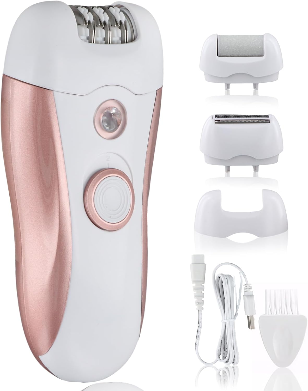 Épilateur électrique multifonction pour femmes : épilation précise et douce du visage, corps et zones sensibles