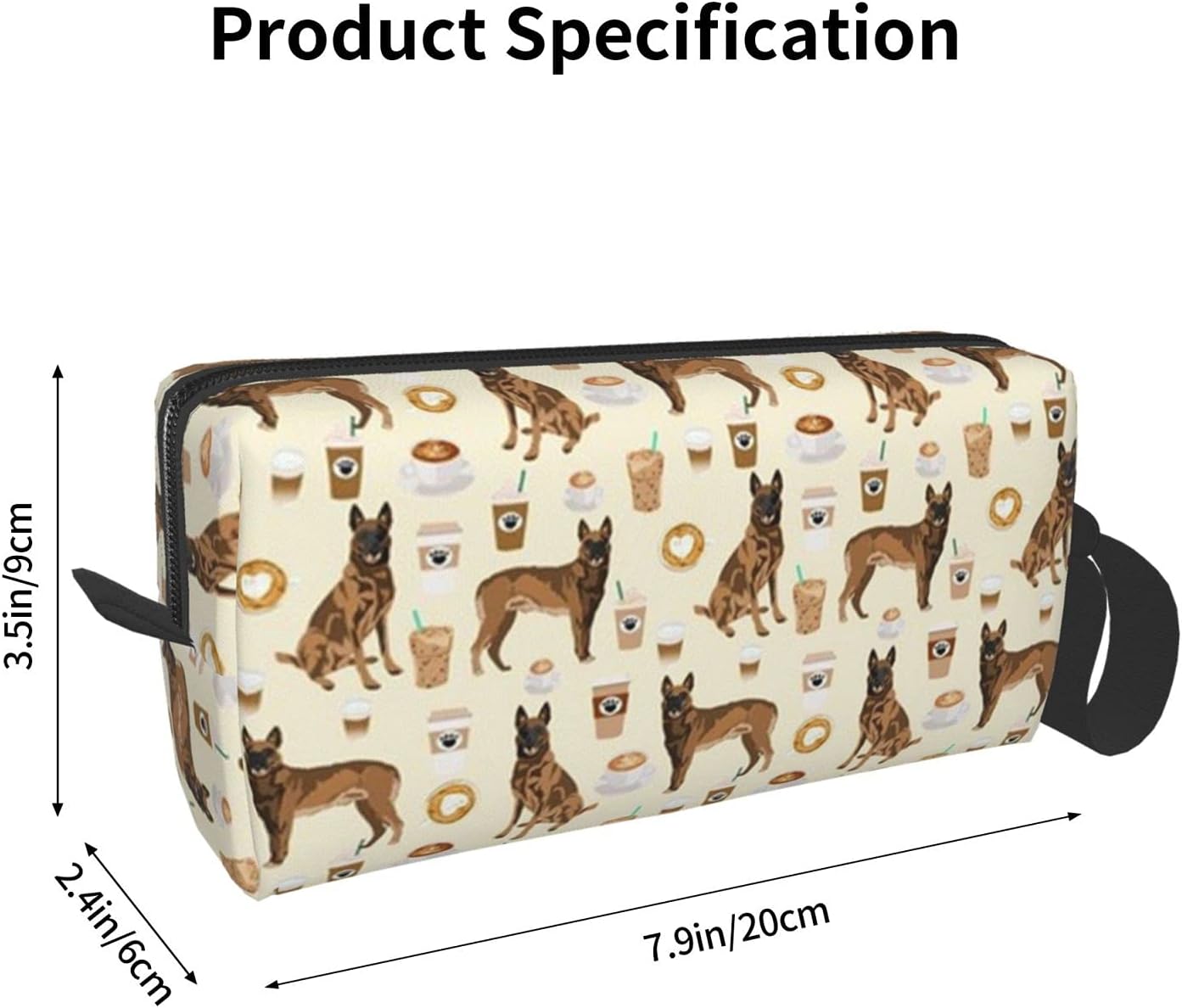 Trousse de toilette portable : beauté et praticité pour les amoureux des chiens malinois – Image 3