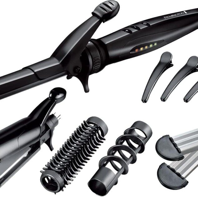 Multistyler 5 en 1 pour les passionnés de coiffure : créez des looks variés avec 3X protection et accessoires pratiques