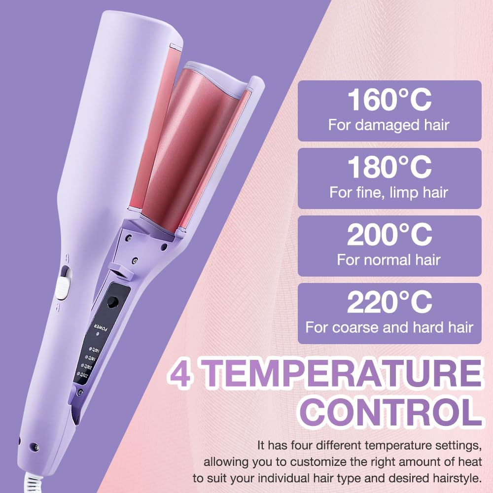 Fer à onduler 32 mm : créez des beach waves parfaites pour tous types de cheveux – Image 3