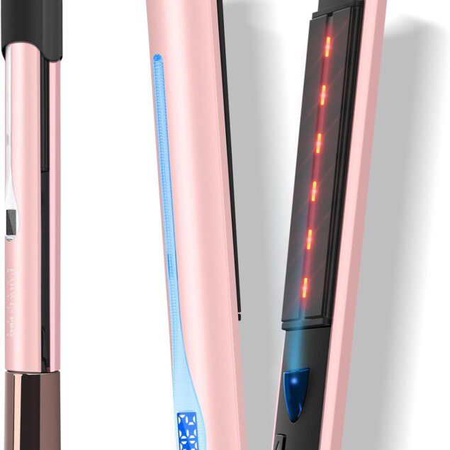 Lisseur infrarouge ionique : l’allié parfait pour des cheveux lisses et brillants Découvrez le fer à friser et à lisser 2 en 1, conçu pour les femmes en quête d'une coiffure impeccable. Grâce à sa technologie de thérapie infrarouge et ionique, il offre un effet anti-frisottis inégalé et une brillance éclatante. Avec 14 réglages de température allant de 100 à 230℃, adaptez-le à tous les types de cheveux pour un résultat professionnel à la maison.