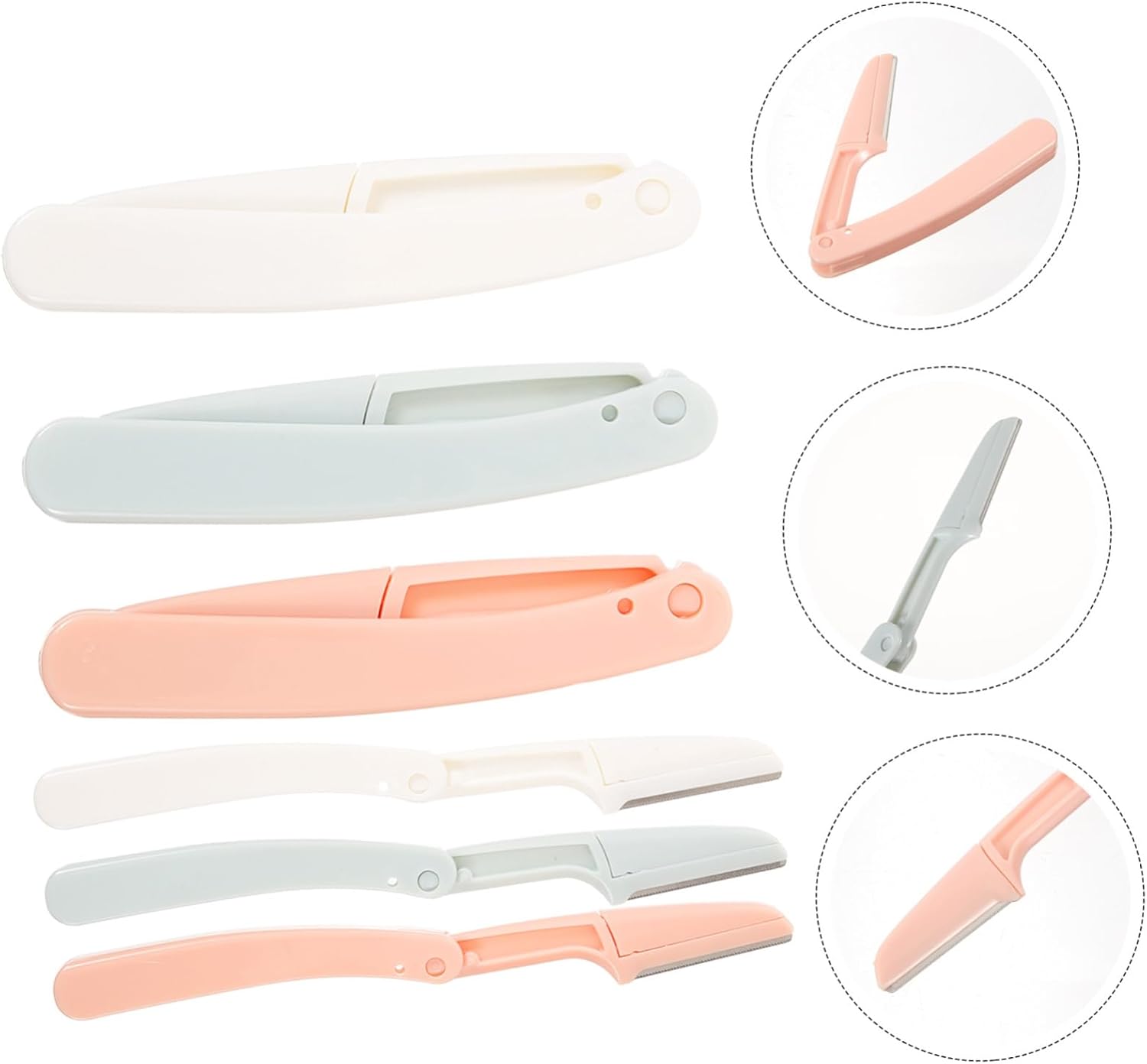 Kit rasoir sourcils portable : 6 pièces pour une épilation précise et élégante du visage et du bikini – Image 8