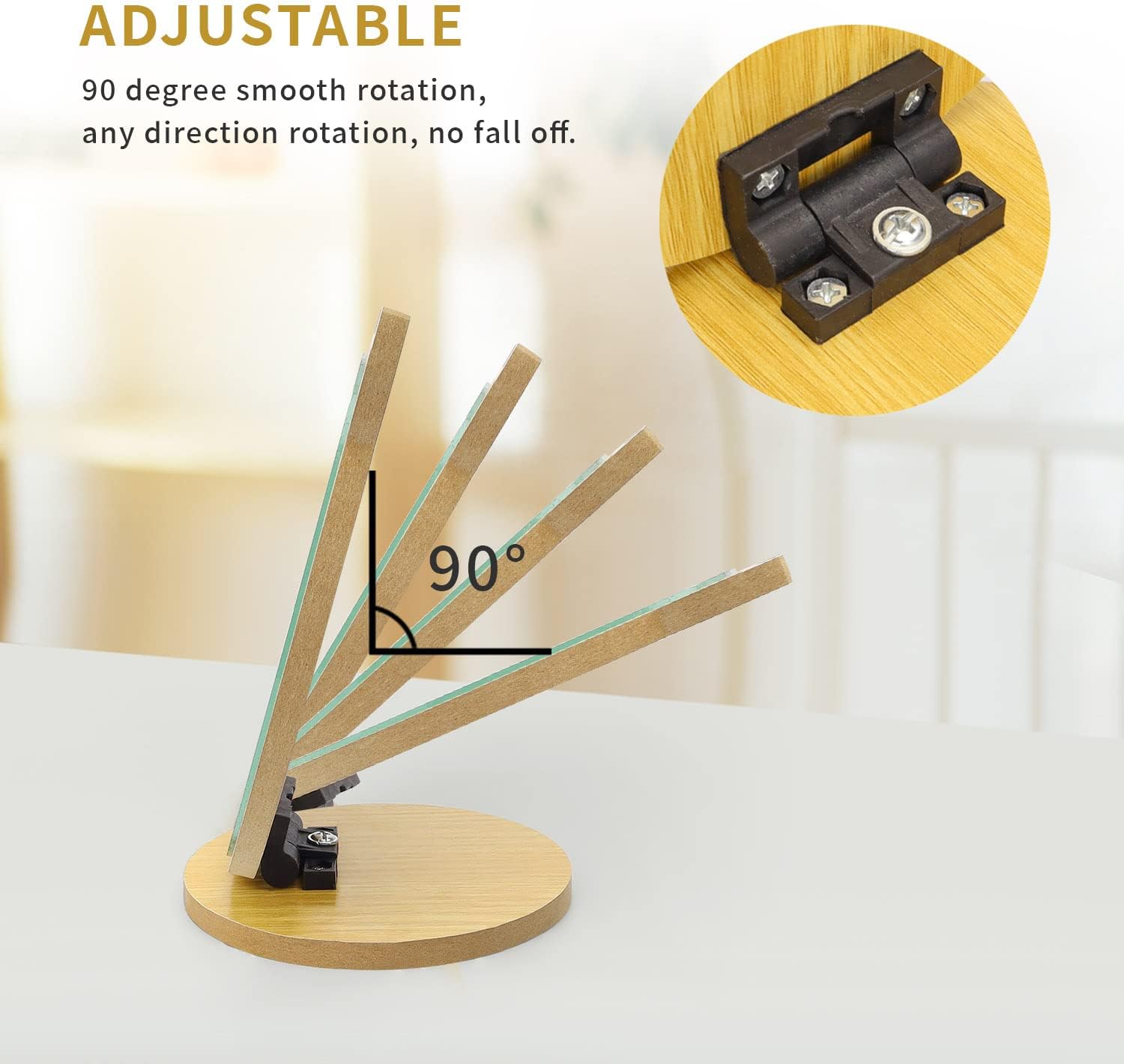 Miroir de maquillage créatif : le petit miroir en forme d'oreille de chat pour sublimer votre chambre ou salon – Image 5