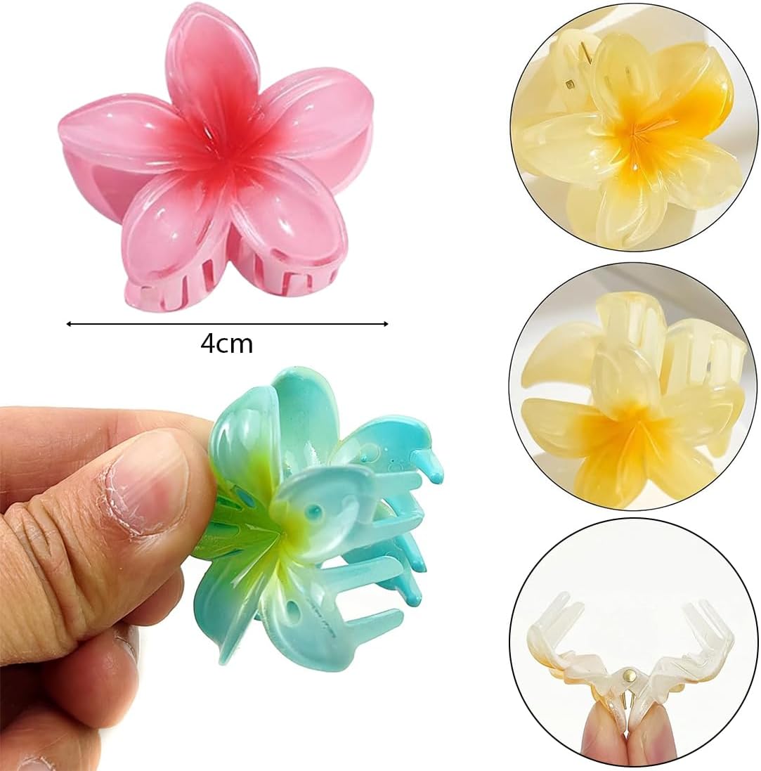 Mini pinces à cheveux antidérapantes en forme de fleur : 12 pièces pour les filles et les femmes élégantes Des accessoires solides pour sublimer vos coiffures au quotidien – Image 2