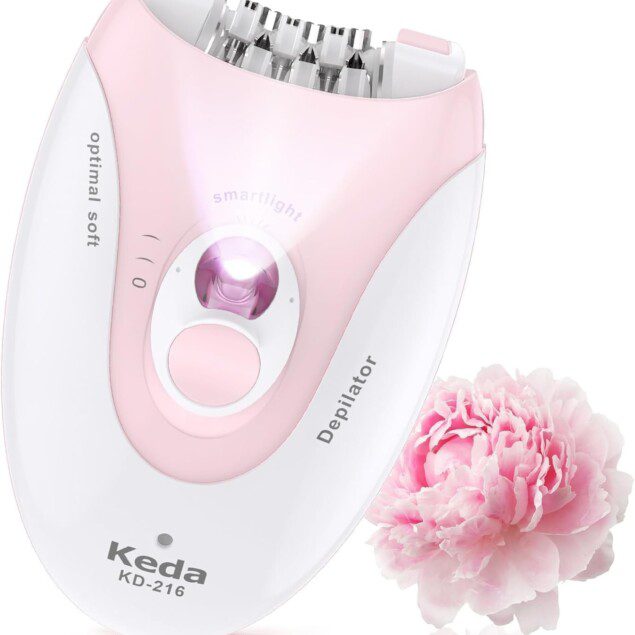 Épilateur Électrique Femme - Précision avec 36 Pinces + 3 Rasoirs   Pour un épilateur sans douleur, rechargeable et étanche