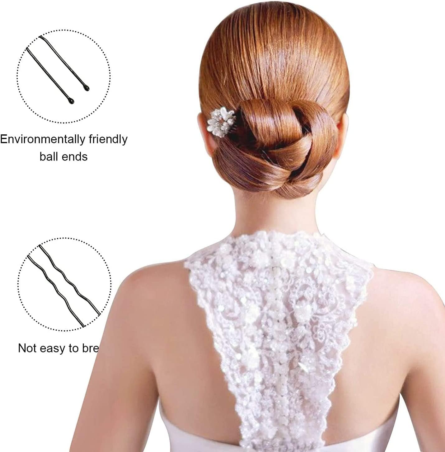 Épingle à cheveux marron : 50 pièces sécurisées pour un chignon élégant des femmes et des salons de coiffure – Image 4