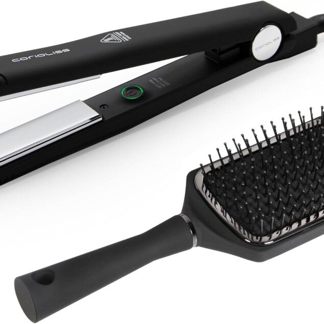 Fer à lisser professionnel en titane : lissage rapide et ondulations parfaites pour tous types de cheveux