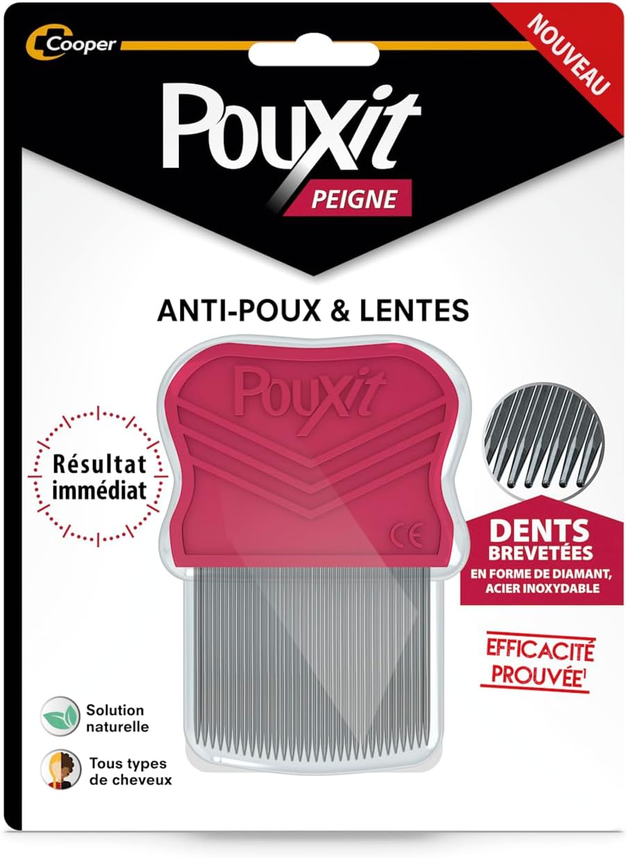 Peigne anti-poux et lentes en acier inoxydable : une solution naturelle et efficace pour les parents soucieux de la santé de leurs enfants