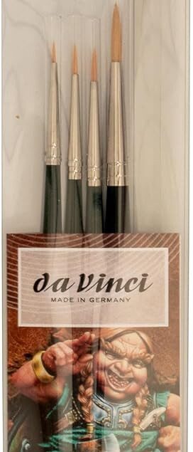 Set de pinceaux synthétiques Da Vinci Nova : l'outil idéal pour les artistes de la peinture miniature