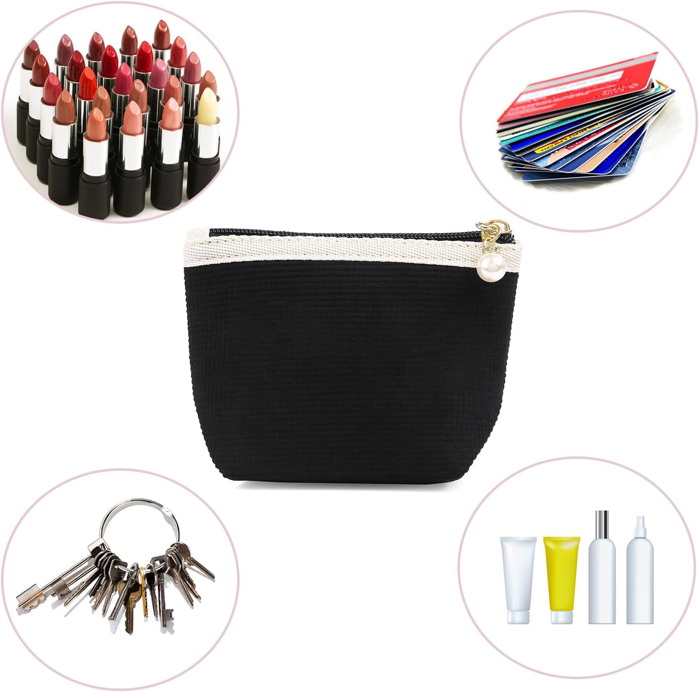 Mini pochette maquillage pour femmes : élégance et praticité au quotidien – Image 6