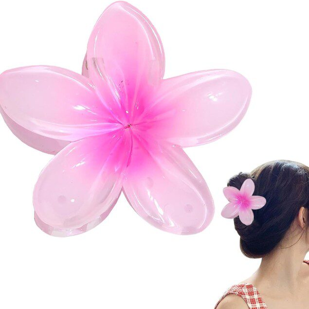 Pinces à cheveux florales antidérapantes : accessoire idéal pour femmes aux cheveux épais