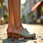 Sabot femme à talon léger : la tendance incontournable de la saison