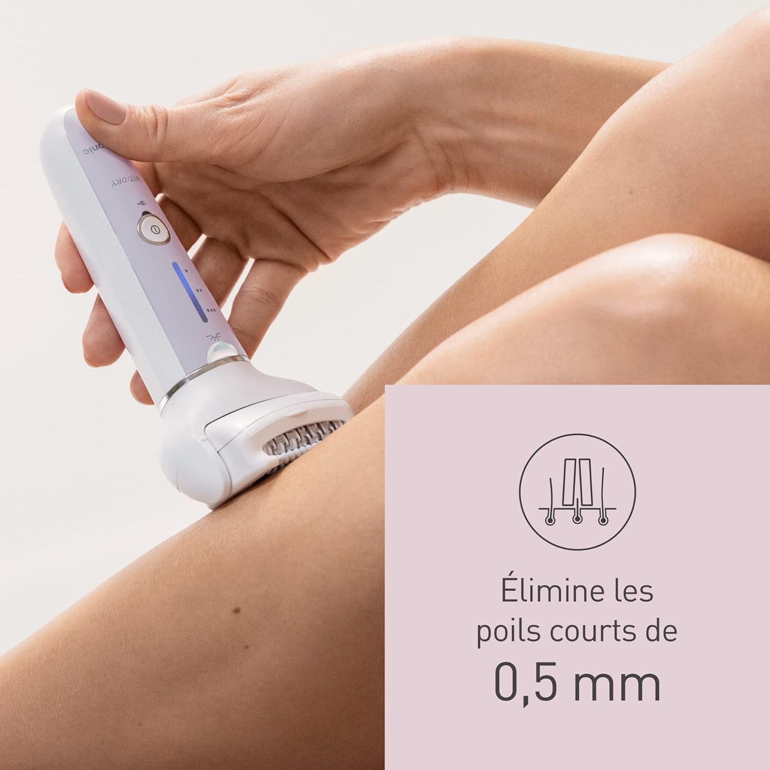 Épilateur Wet et Dry: Douceur et Précision en Violet – Image 3