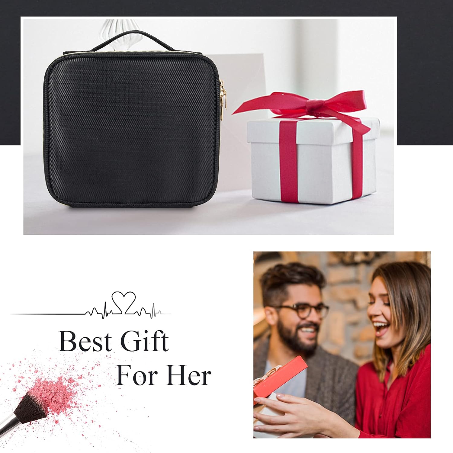 Trousse de maquillage professionnelle en tissu Oxford : l'accessoire idéal pour les passionnées de beauté en voyage – Image 5