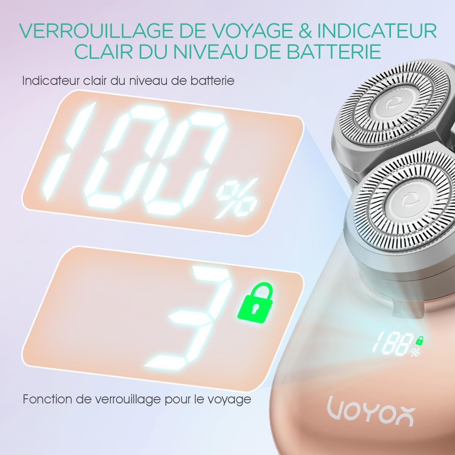 Rasoir Électrique VOYOR pour Femmes - Épilation Intime Pratique – Image 6
