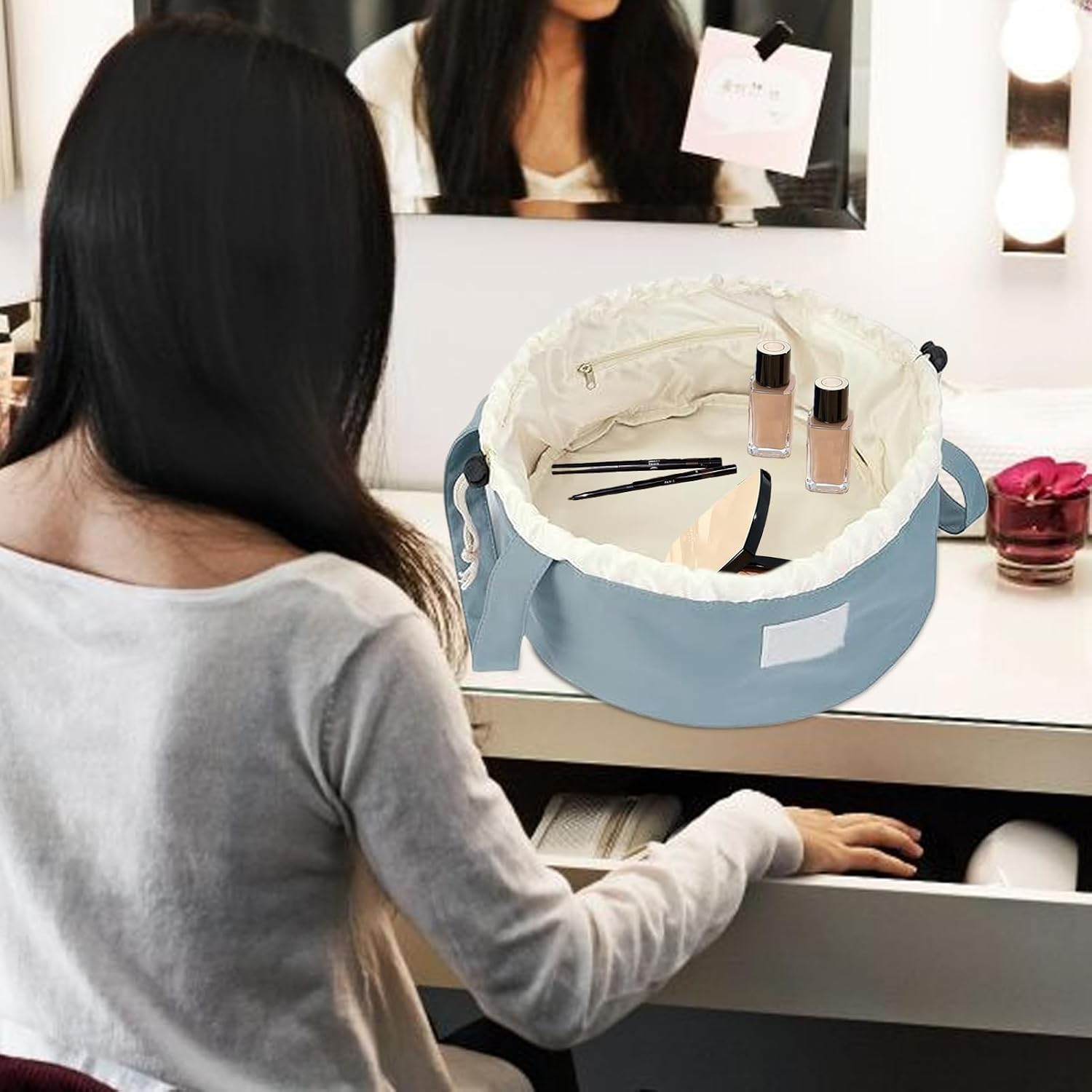 Trousse de maquillage pour les passionnées de beauté : un organiseur cosmétique élégant et pratique pour vos voyages – Image 6
