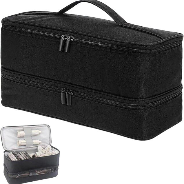 Sac de rangement moderne pour fer à lisser : l'organisateur idéal pour vos outils de coiffure
