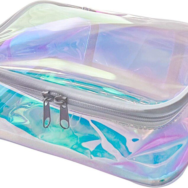 Trousse de maquillage transparente : grande capacité et étanchéité pour femmes en déplacement