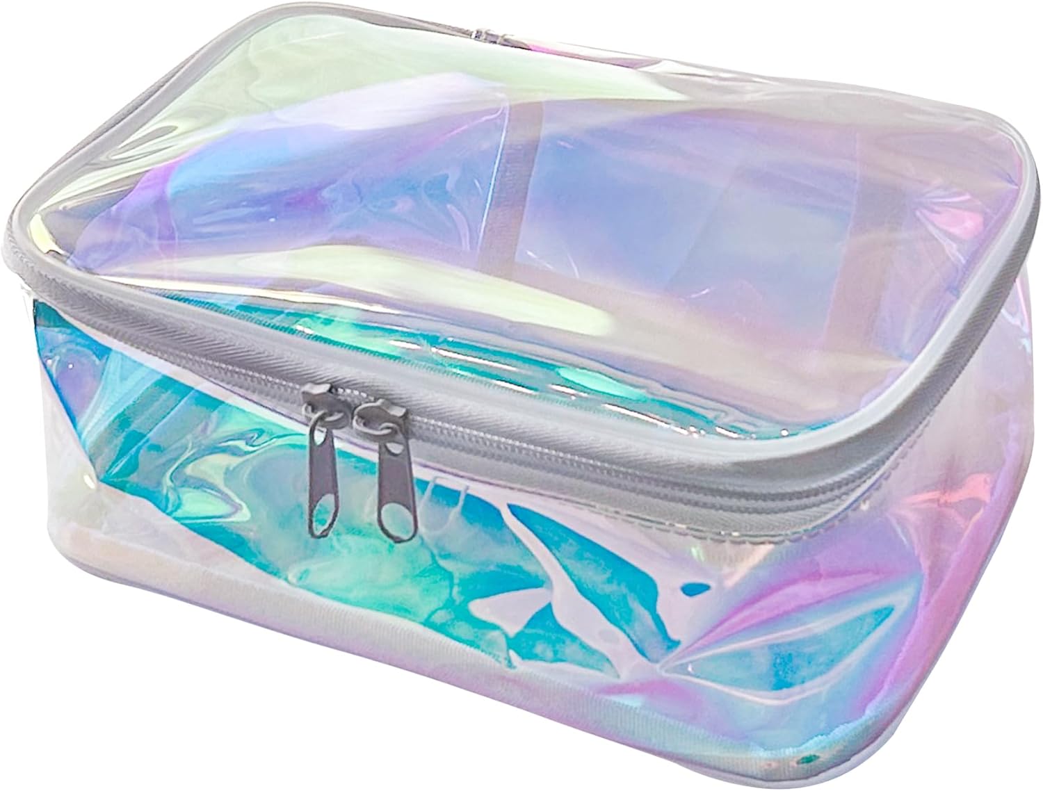 Trousse de maquillage transparente : grande capacité et étanchéité pour femmes en déplacement