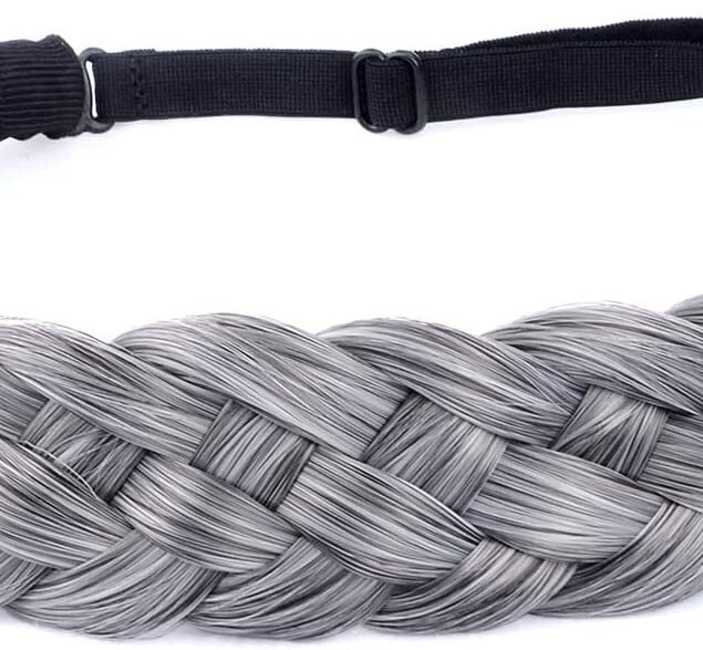Bandeau cheveux tressés classique : l'accessoire incontournable pour les femmes modernes   Élégance et confort avec le bandeau chunky en 5 brins pour sublimer votre coiffure au quotidien