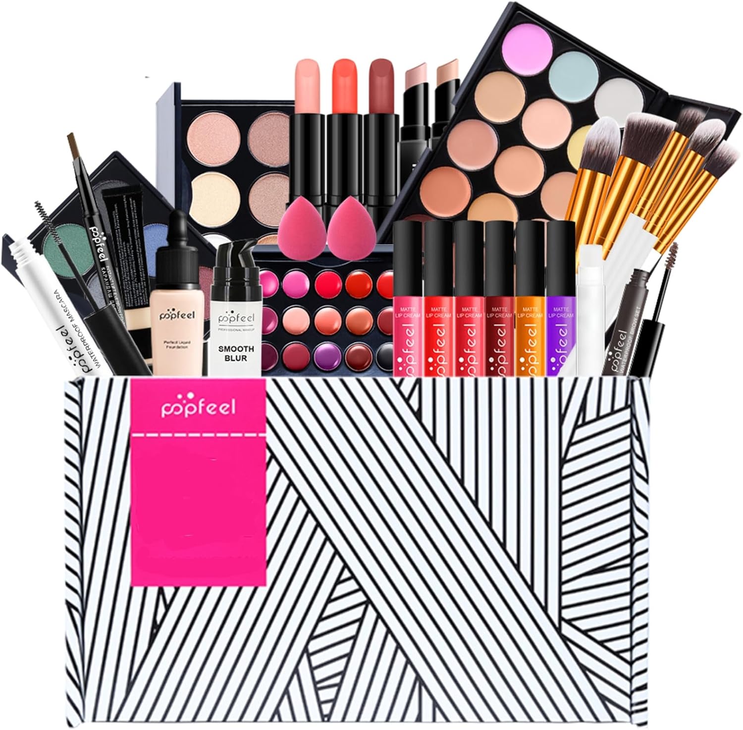 Kit de maquillage complet : le coffret idéal pour les passionnées de beauté à Noël