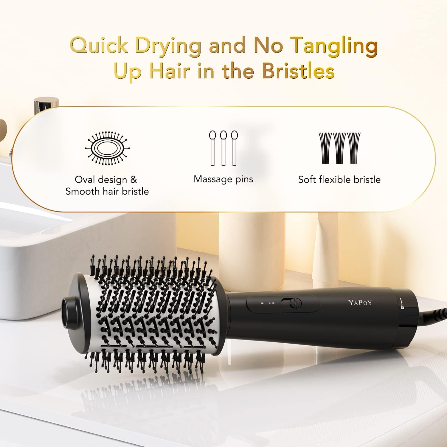 Brosse 2 en 1 : Sèche-Cheveux Volumisateur Innovante – Image 6