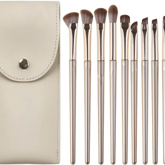 Pinceaux de maquillage : set complet de 10 pièces pour un teint parfait et un maquillage professionnel