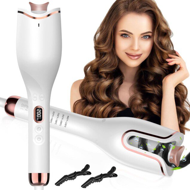 Fer à friser automatique 26 mm : l'allié idéal pour des boucles parfaites, pour tous types de cheveux