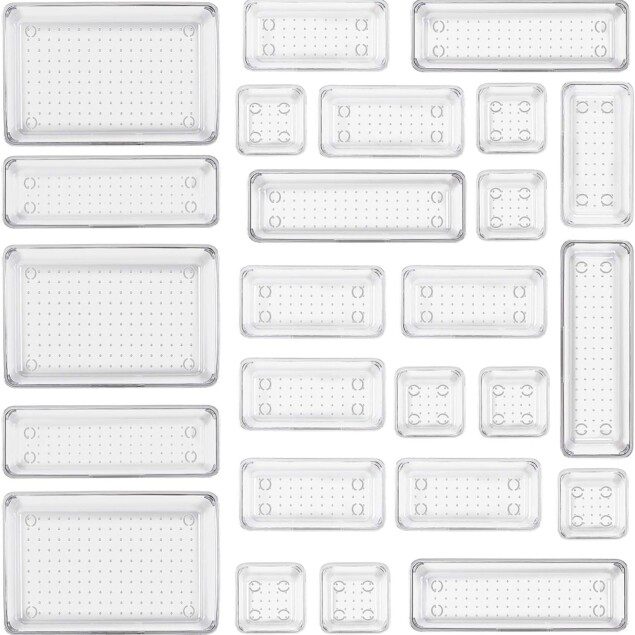 Organisateurs de Tiroirs Transparents : Rangement Pratique et Élégant