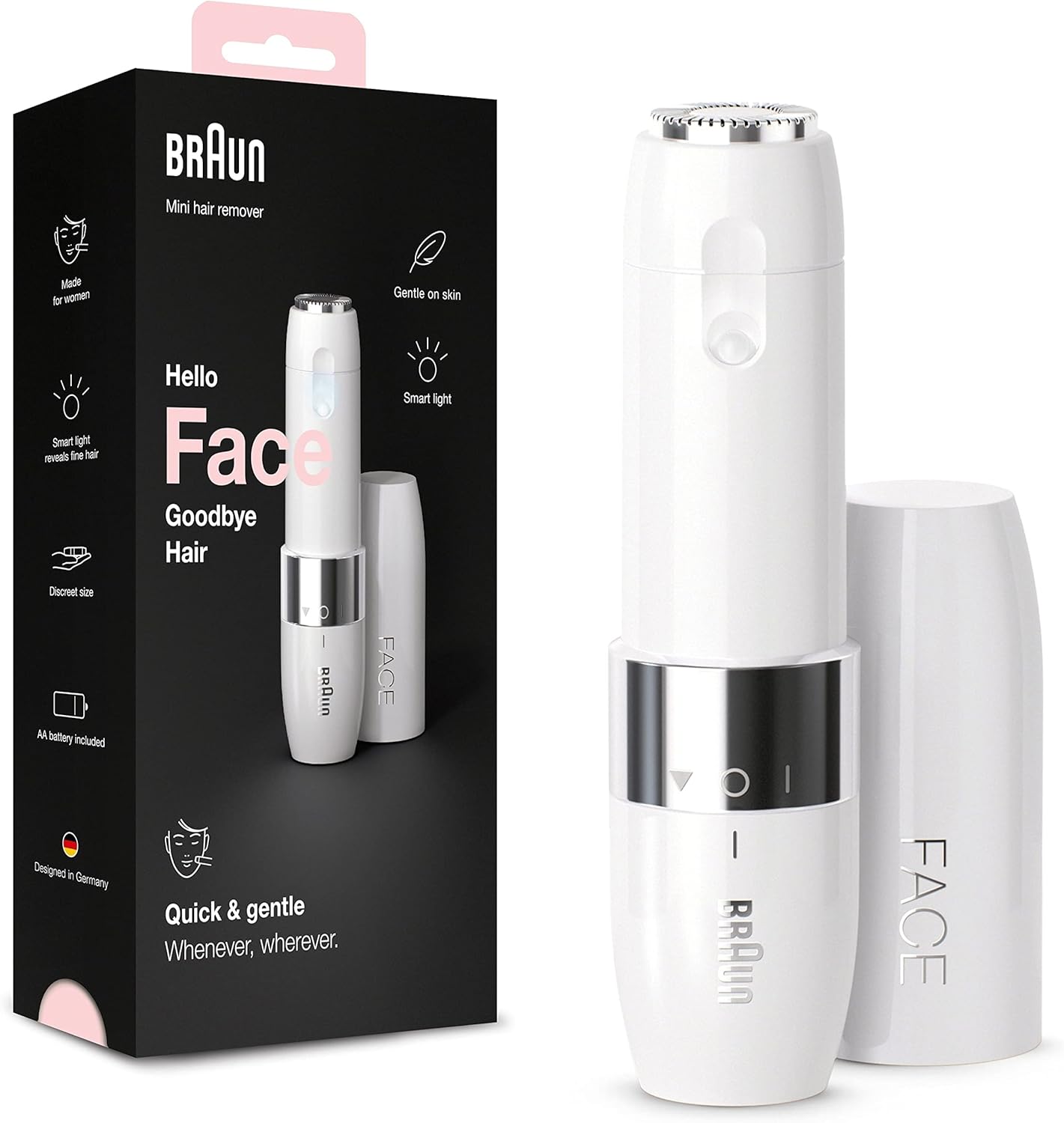 Rasoir Électrique Femme Braun FS1000 - Douceur et Précision   Pour un maquillage facilité et une peau impeccable