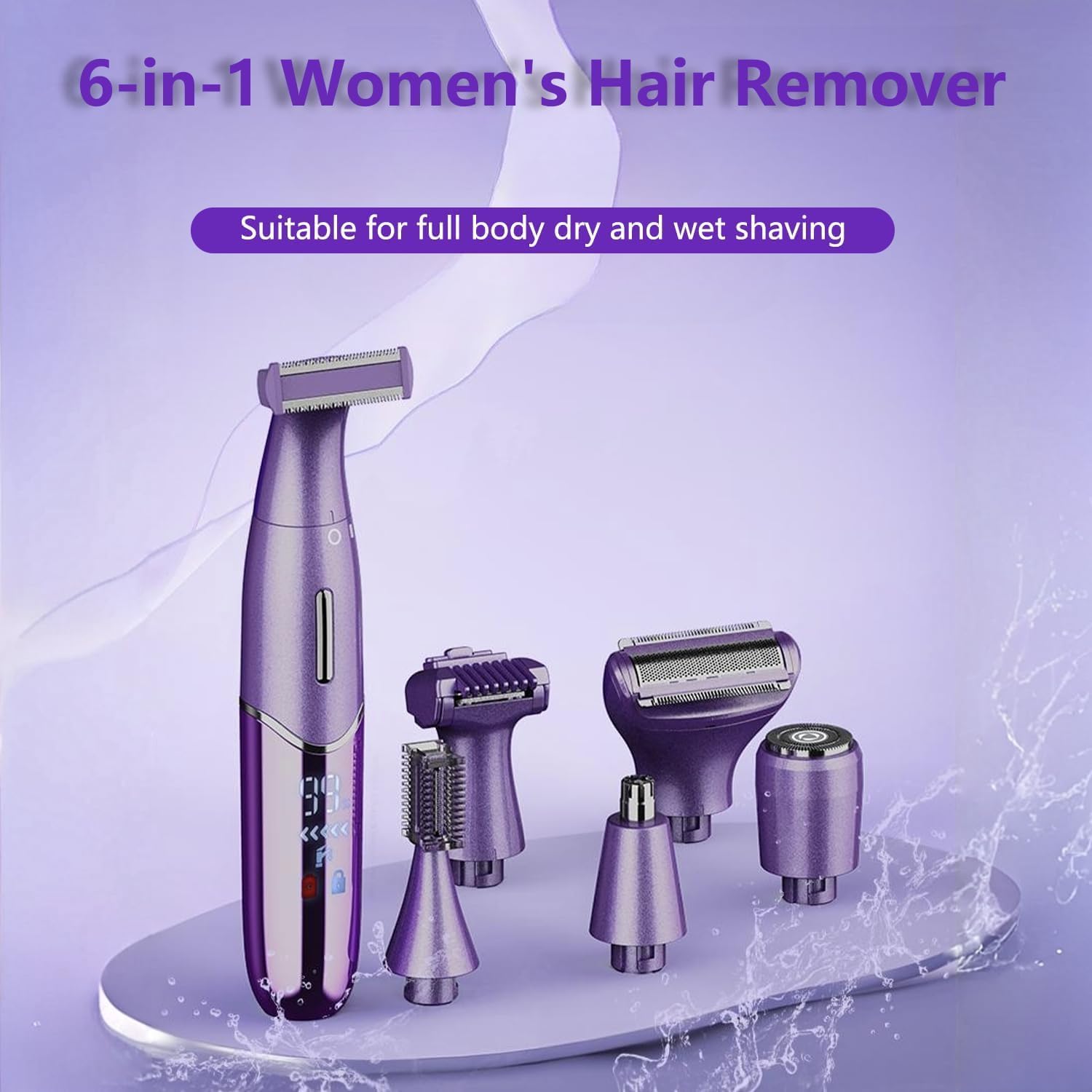 Rasoir Électrique 6 en 1 pour Femmes - Précision et Confort – Image 2