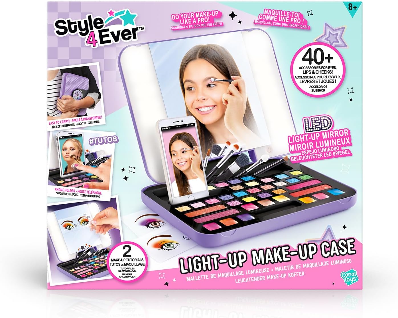 Mallette de maquillage LED : l'outil parfait pour les jeunes artistes créatifs – Image 7