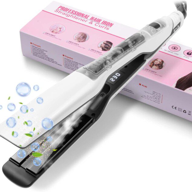 Lisseur vapeur ultra-lisses : lissage extrême et protection des cheveux pour un coiffage professionnel à domicile