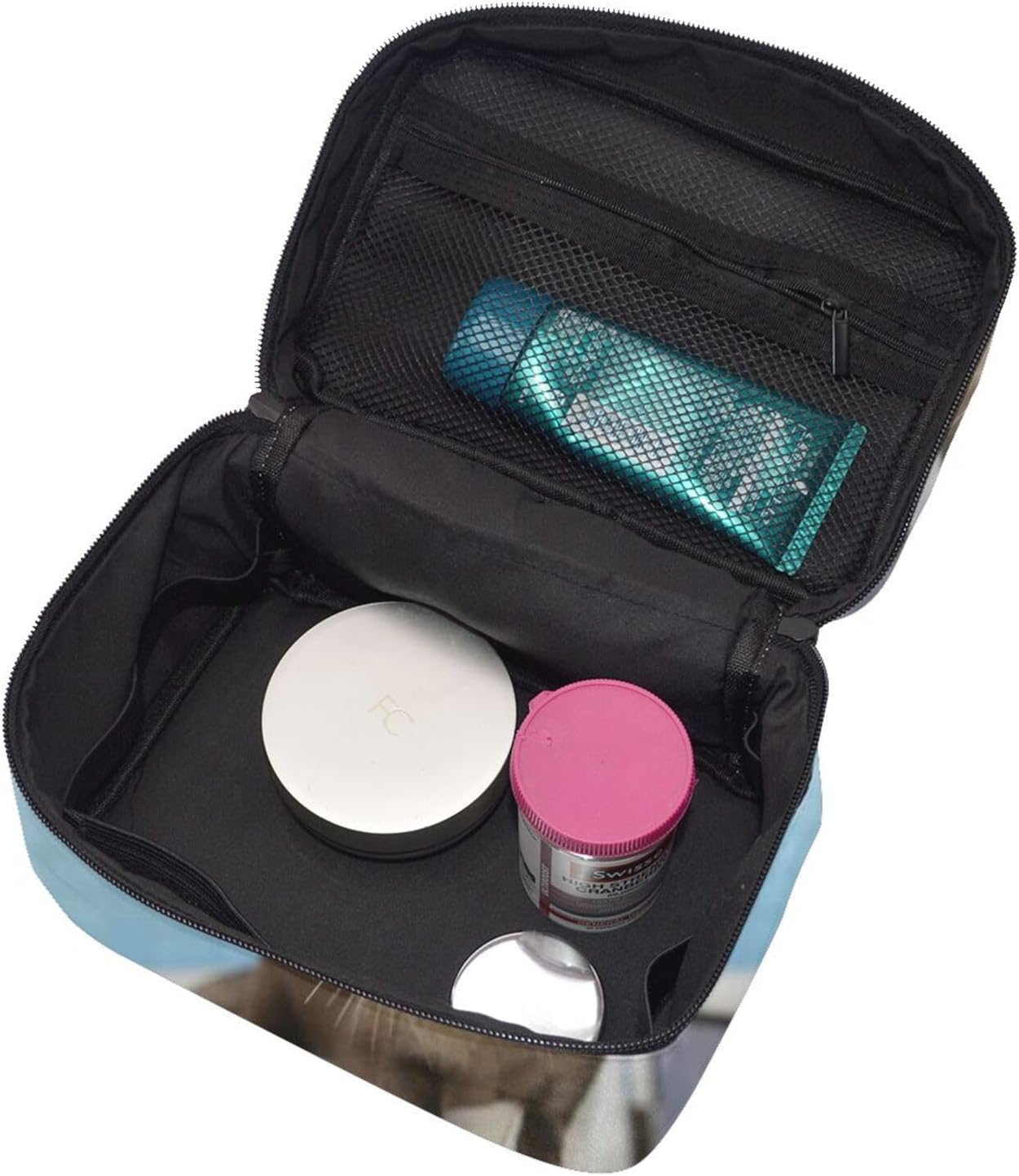 Grande trousse de toilette avec imprimé loutre mignonne : l'accessoire idéal pour les femmes élégantes en déplacement – Image 4