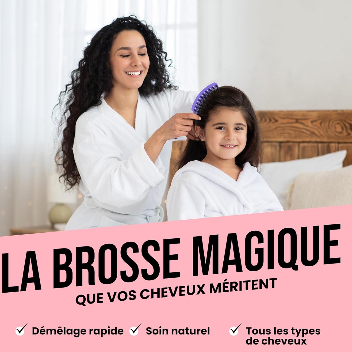 Brosse Magique: Démêlez Tous Vos Cheveux Instantanément – Image 2