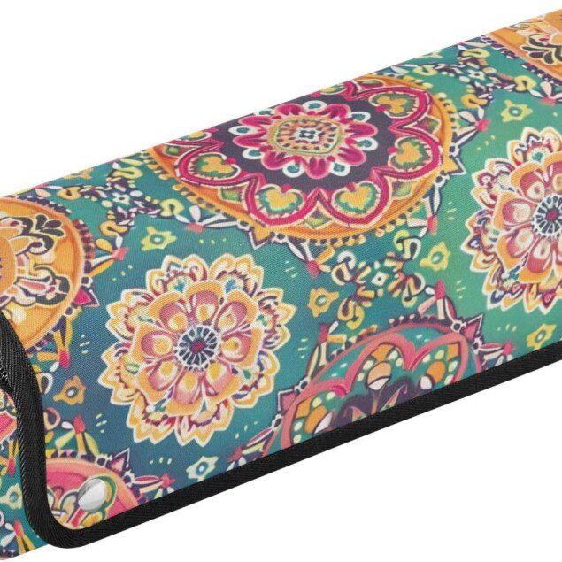 Sac de voyage élégant pour outils de coiffure : protection thermique et style bohème