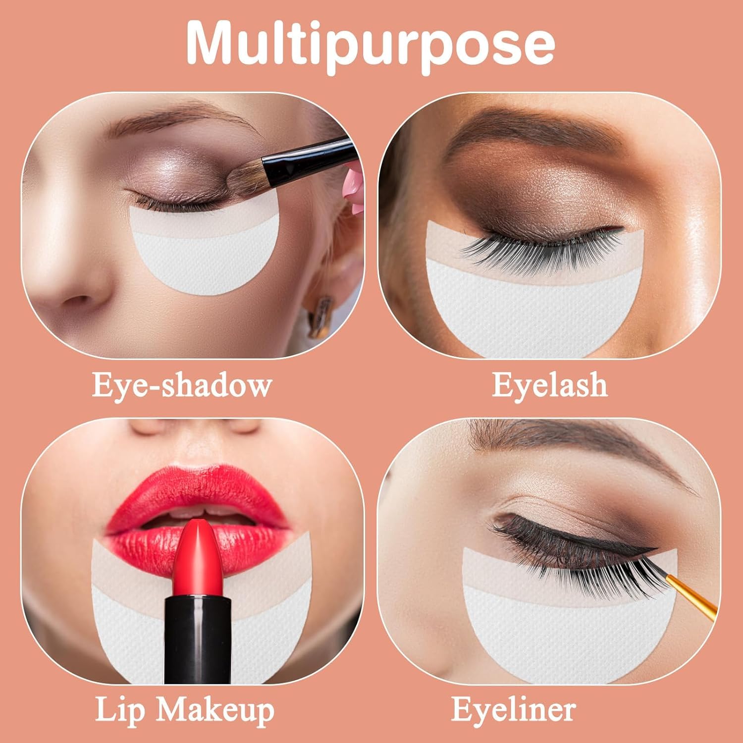 Autocollants fard paupières : protection parfaite pour un maquillage sans bavure Découvrez nos 150 autocollants fard paupières, le compagnon idéal pour les passionnées de maquillage, garantissant une application précise et un look impeccable. – Image 4