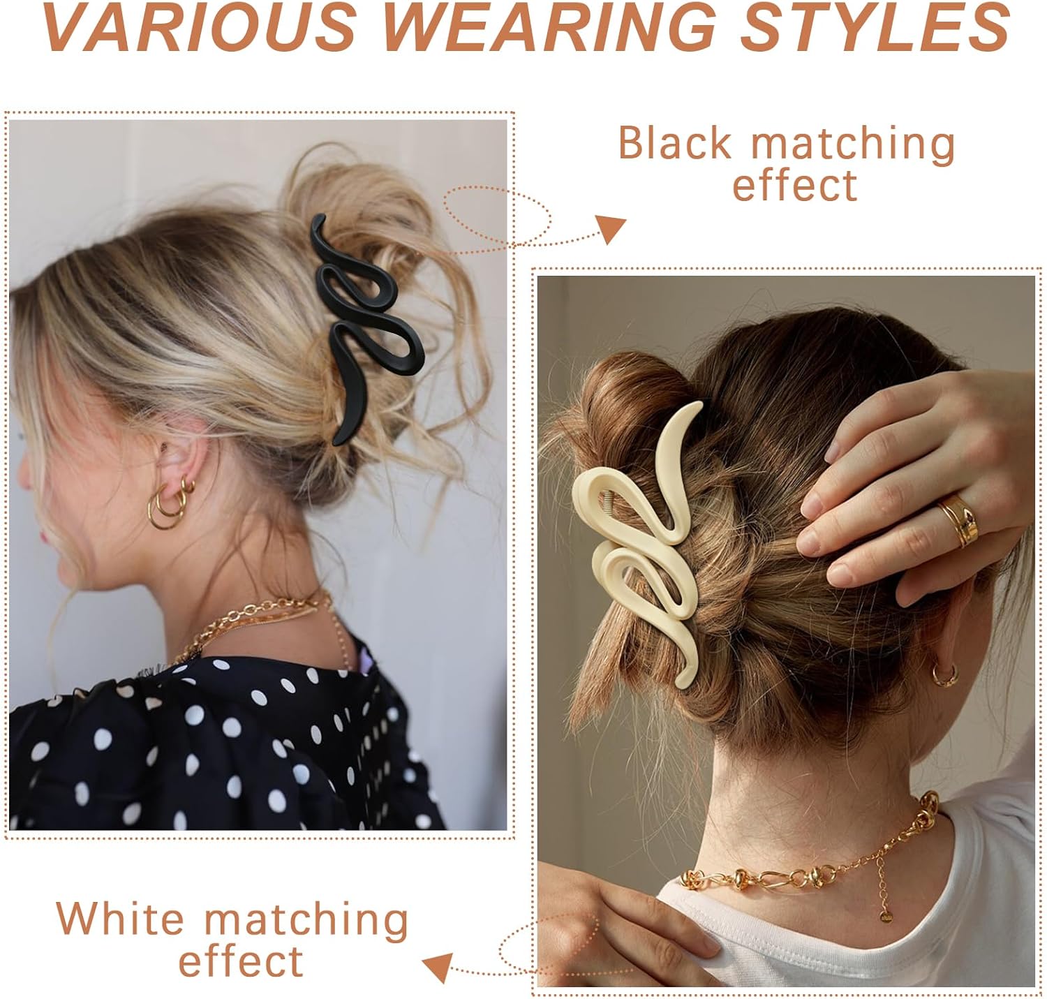 Pinces à cheveux antidérapantes pour femmes : élégance et maintien optimal au quotidien – Image 3
