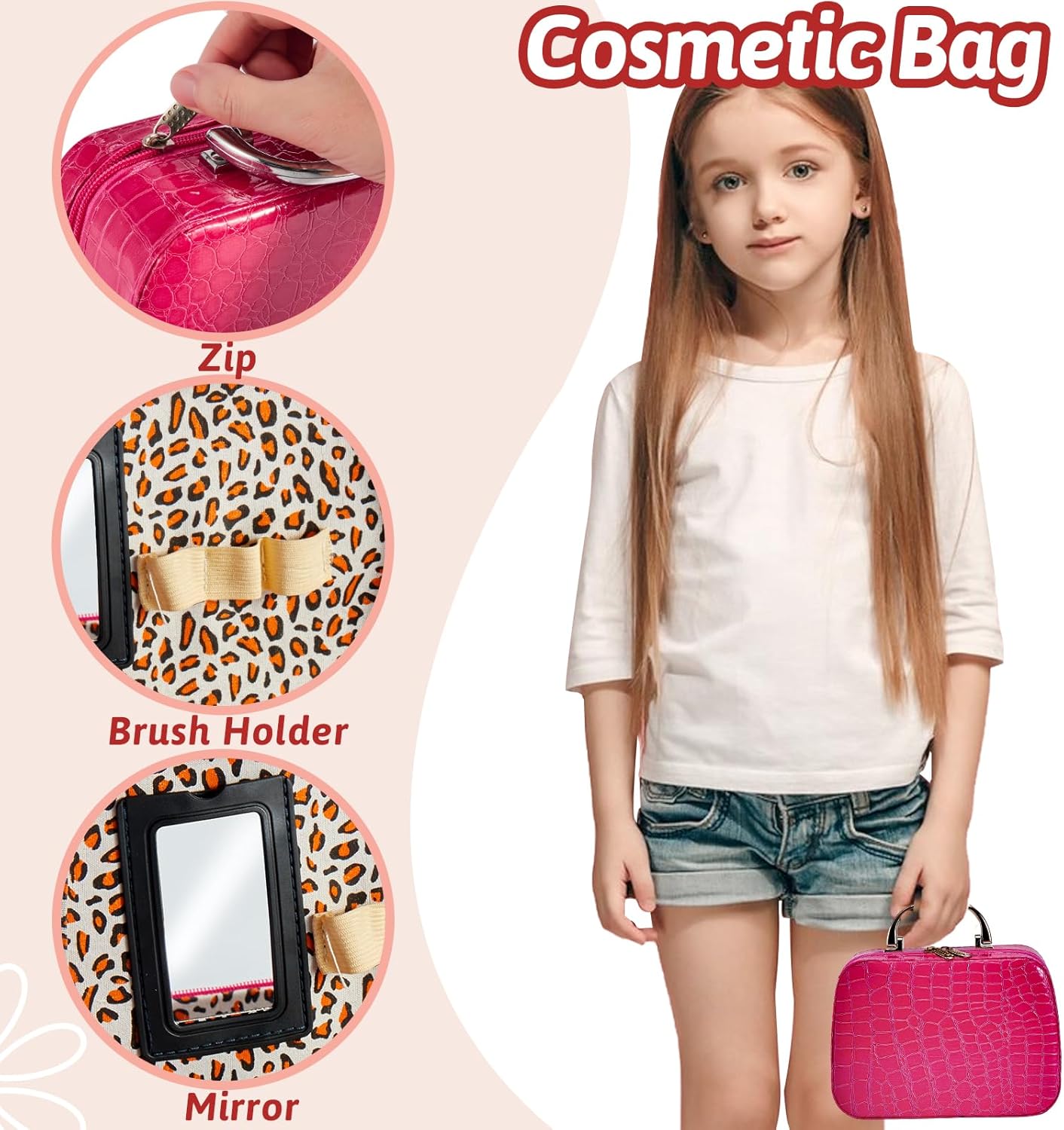 Faux maquillage enfant : la malette idéale pour des jeux d'imitation créatifs pour filles de 3 à 6 ans – Image 4