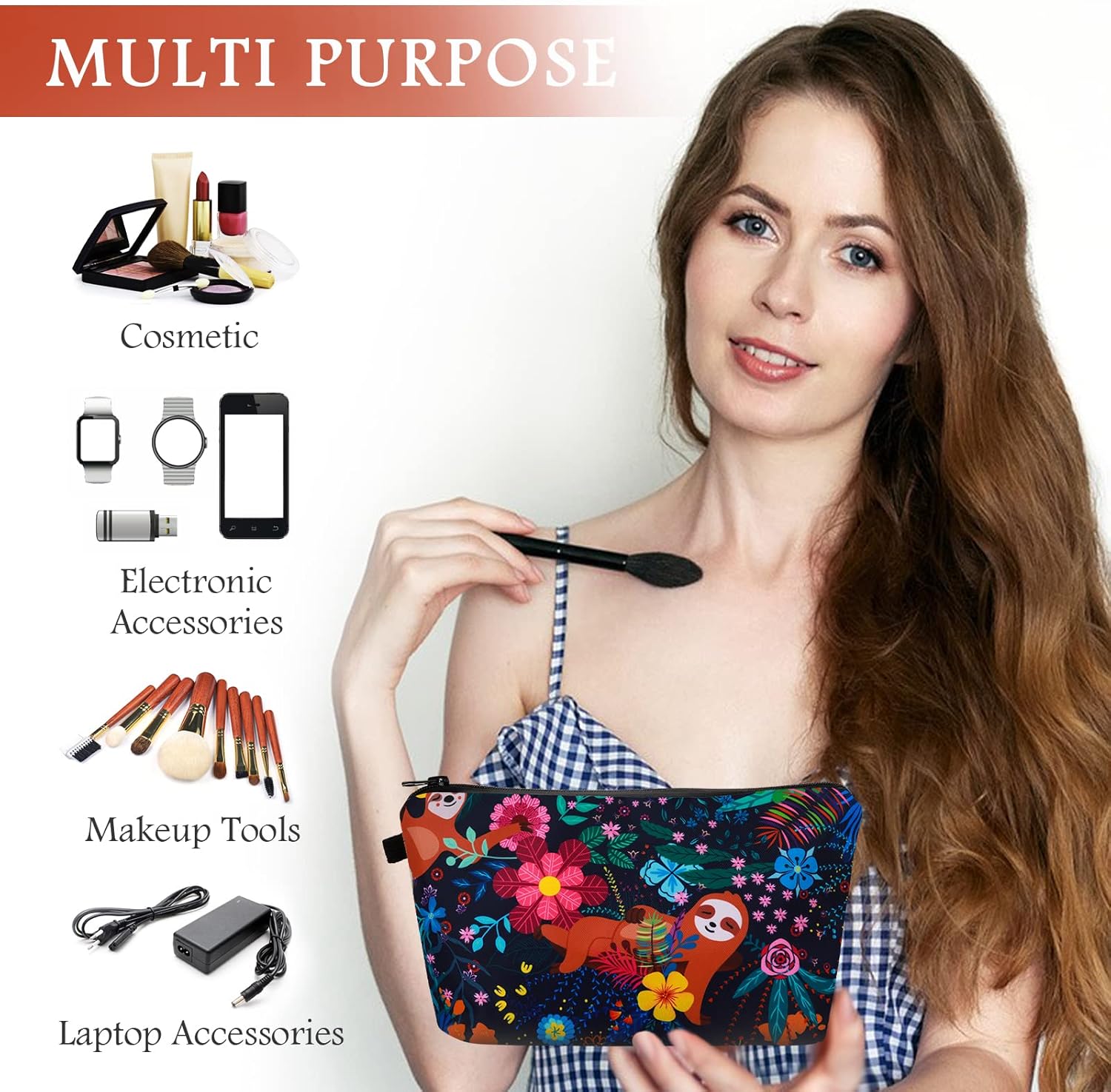 Petite trousse de maquillage noire : l'organiseur idéal pour les adolescentes et femmes en voyage – Image 4