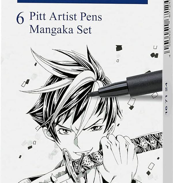 Stylos à encre Mangaka : set de 6 pour les artistes du dessin précis et du manga créatif