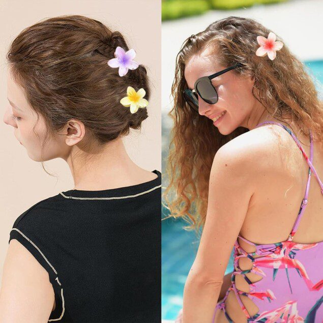 Petites pinces à cheveux antidérapantes en forme de fleur : élégance et maintien pour tous types de cheveux