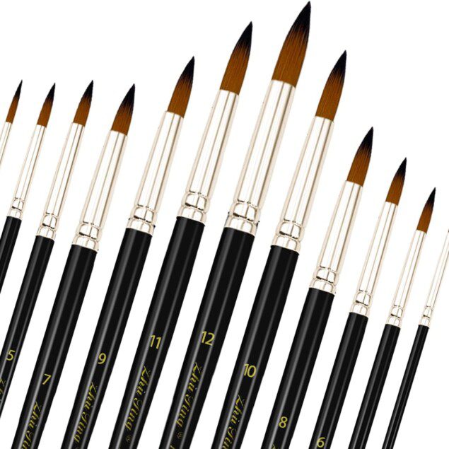 Set de Pinceaux Professionnels Pour Tous Vos Arts