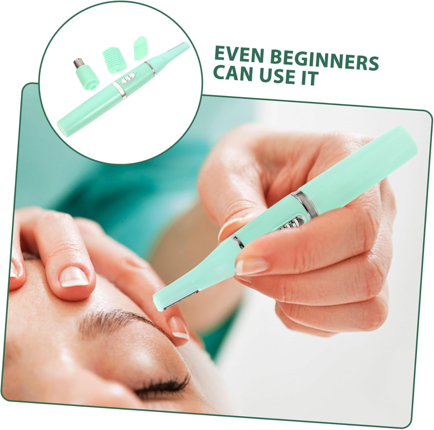 Tondeuse à sourcils électrique rechargeable : l'outil idéal pour un entretien facile et précis pour les femmes élégantes – Image 4