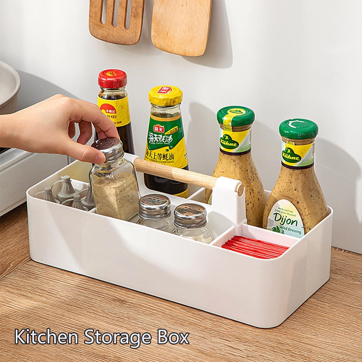 Organiseur empilable pour salle de bains et cuisine : la solution élégante pour un rangement optimisé – Image 5