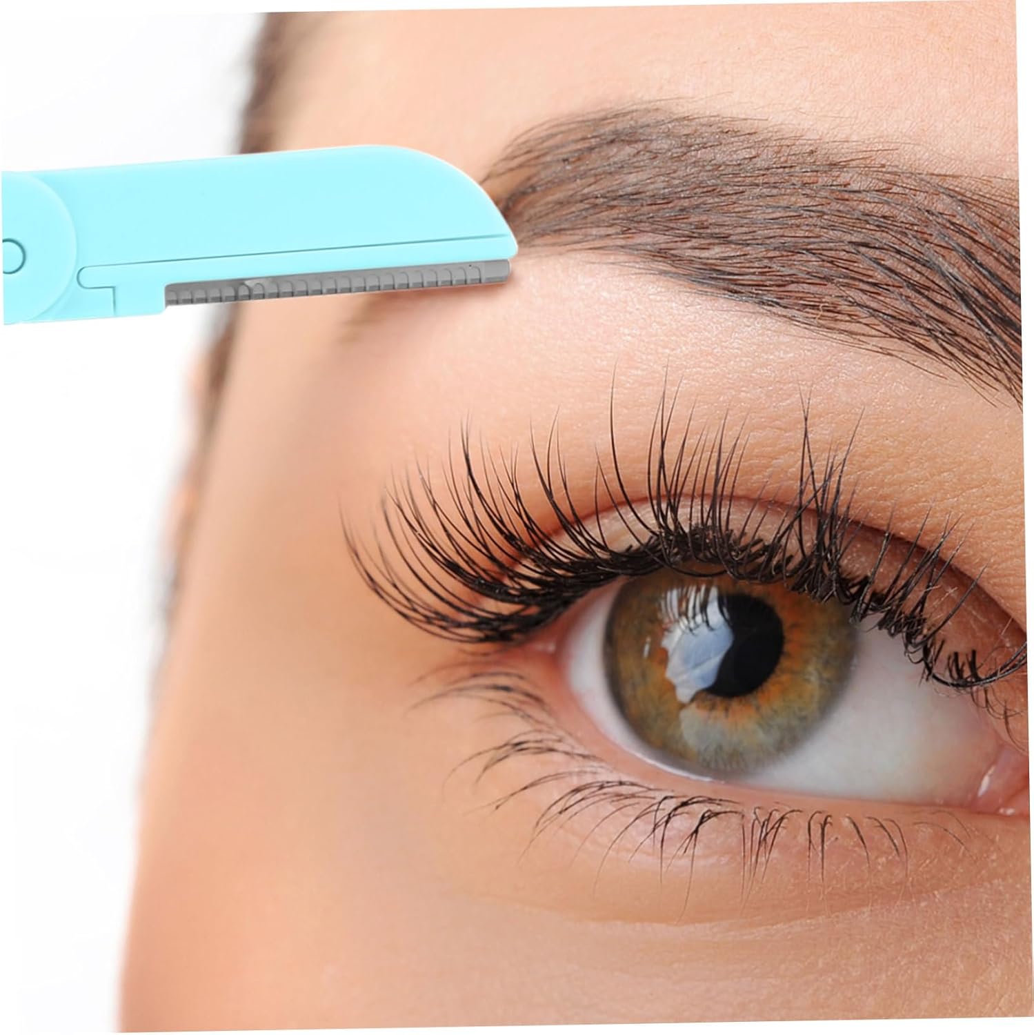 Rasoirs sourcils pliables en acier inoxydable : 10 pièces pour un épilage précis et sécurisé Profitez d'une tondeuse visage multifonction au design ergonomique pour une peau protégée – Image 9