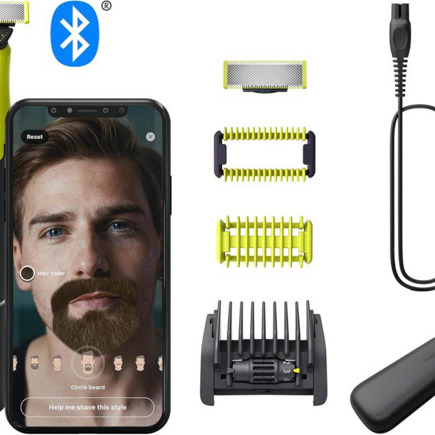 Rasoir électrique Philips OneBlade 360 : pour un rasage impeccable du visage et du corps  Découvrez la tondeuse à barbe et corps tout-en-un avec technologie de lame 360° pour une expérience de rasage parfaite et personnalisée.